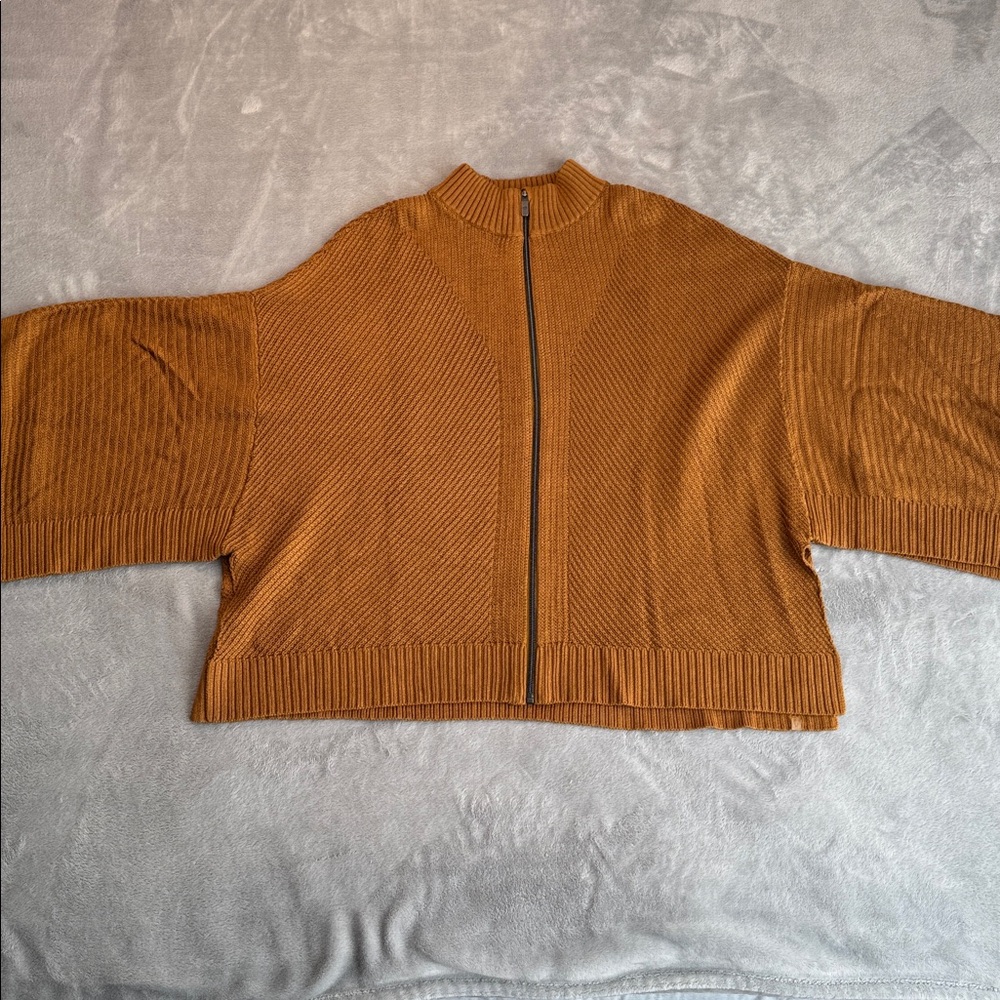 NWOT Lululemon Softer Still Wrap Sweater Brown Size M/L - Picture 5 of 16